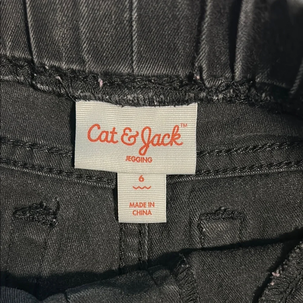 Cat & Jack Black Jeggings with Stretch